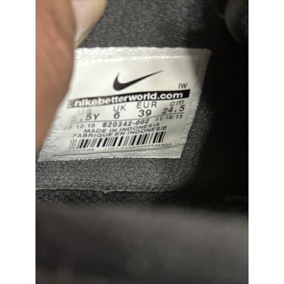 𝅺nike Air Force 1 High '07 Black (Gold Writing) Men's shoes 6.5 - Picture 7 of 7